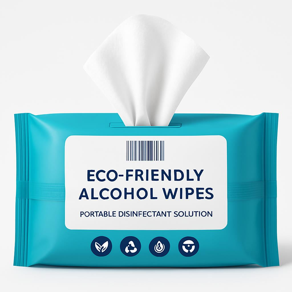 Eco-Friendly Alcohol Wipes - Portable Disinfectant Solution