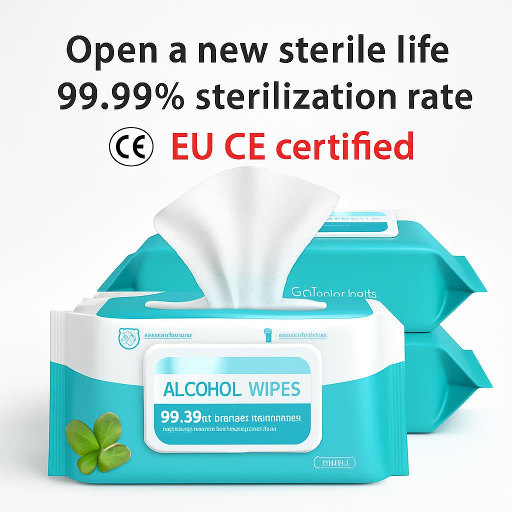 Eco-Friendly Alcohol Wipes - Portable Disinfectant Solution