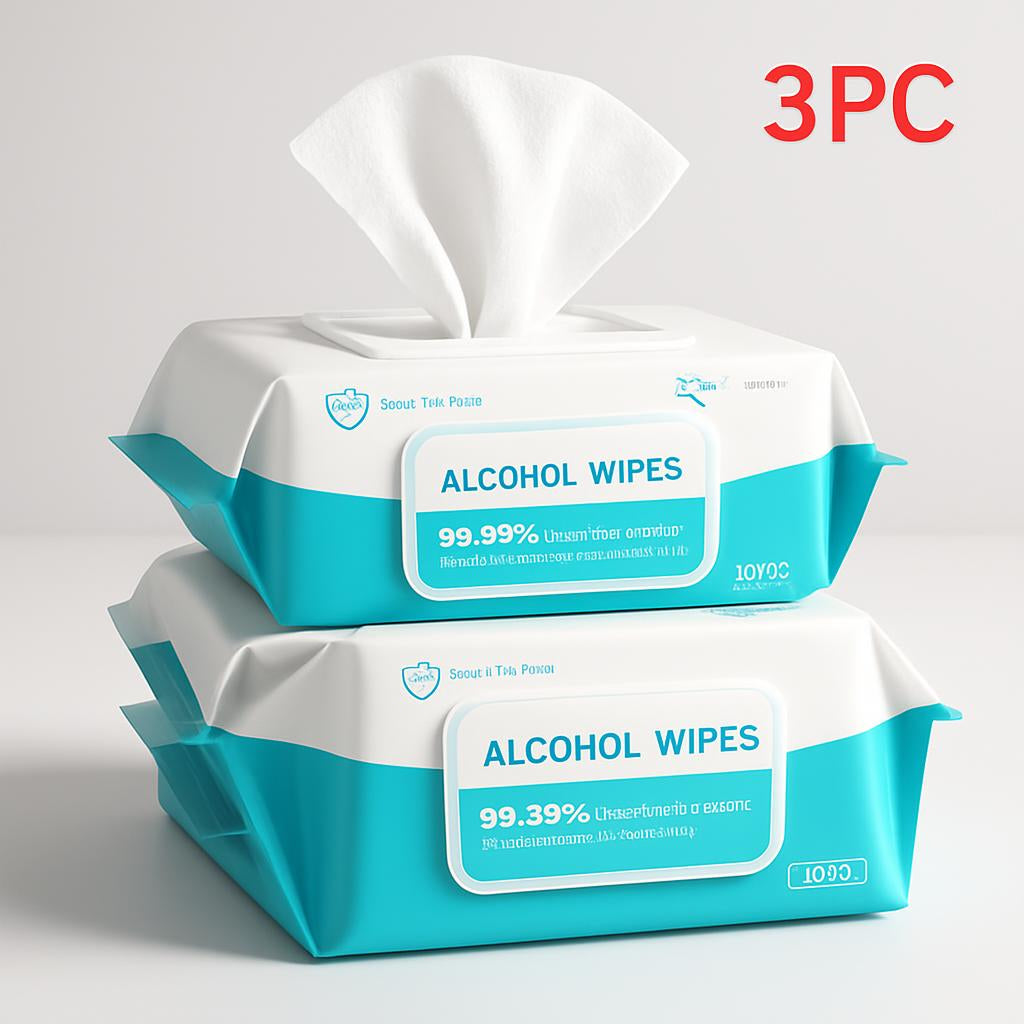 Eco-Friendly Alcohol Wipes - Portable Disinfectant Solution