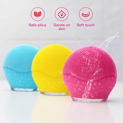 Eco-Friendly Silicone Facial Cleansing Brush - Reusable & Durable
