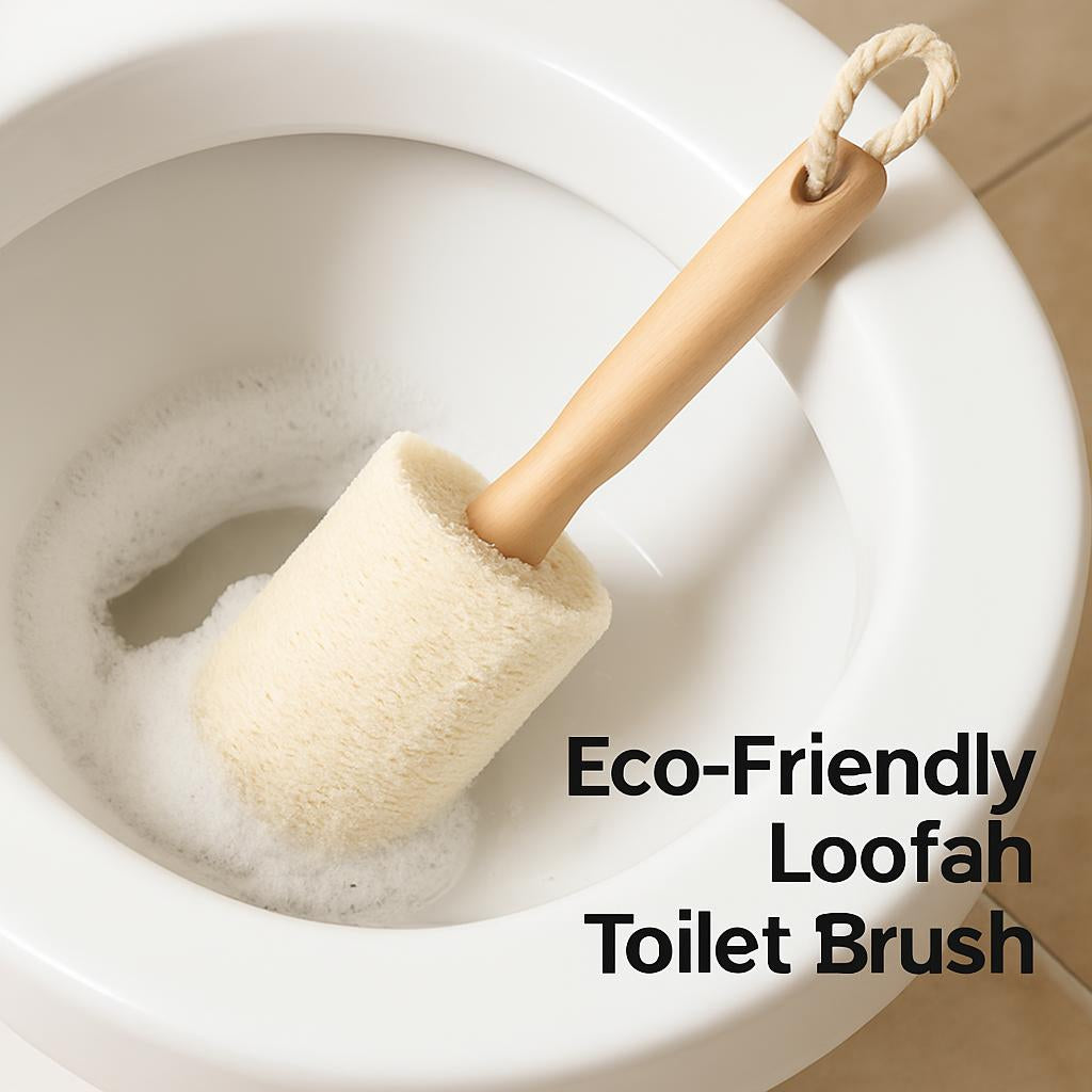 Eco-Friendly Loofah Toilet Brush