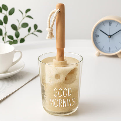 Eco-Friendly Loofah Toilet Brush