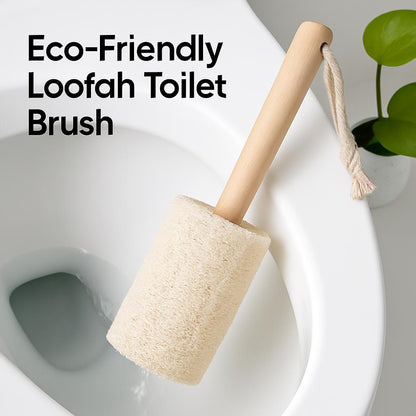 Eco-Friendly Loofah Toilet Brush