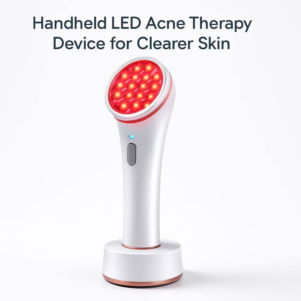 Handheld LED Acne Therapy Device for Clearer Skin