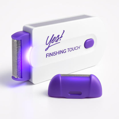 Eco-Friendly Electric Shaver in White and Purple