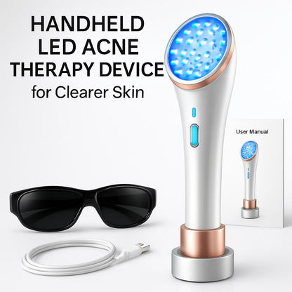 Handheld LED Acne Therapy Device for Clearer Skin