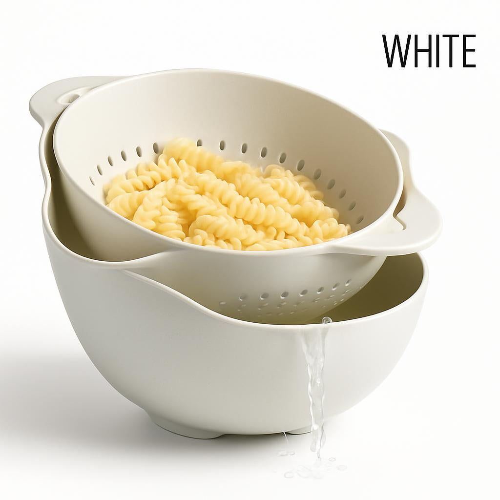 Eco-Friendly Biodegradable Colander - Light Green Kitchen Essential