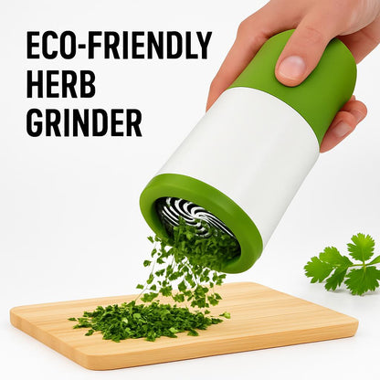 Eco-Friendly Herb Grinder in Green and White