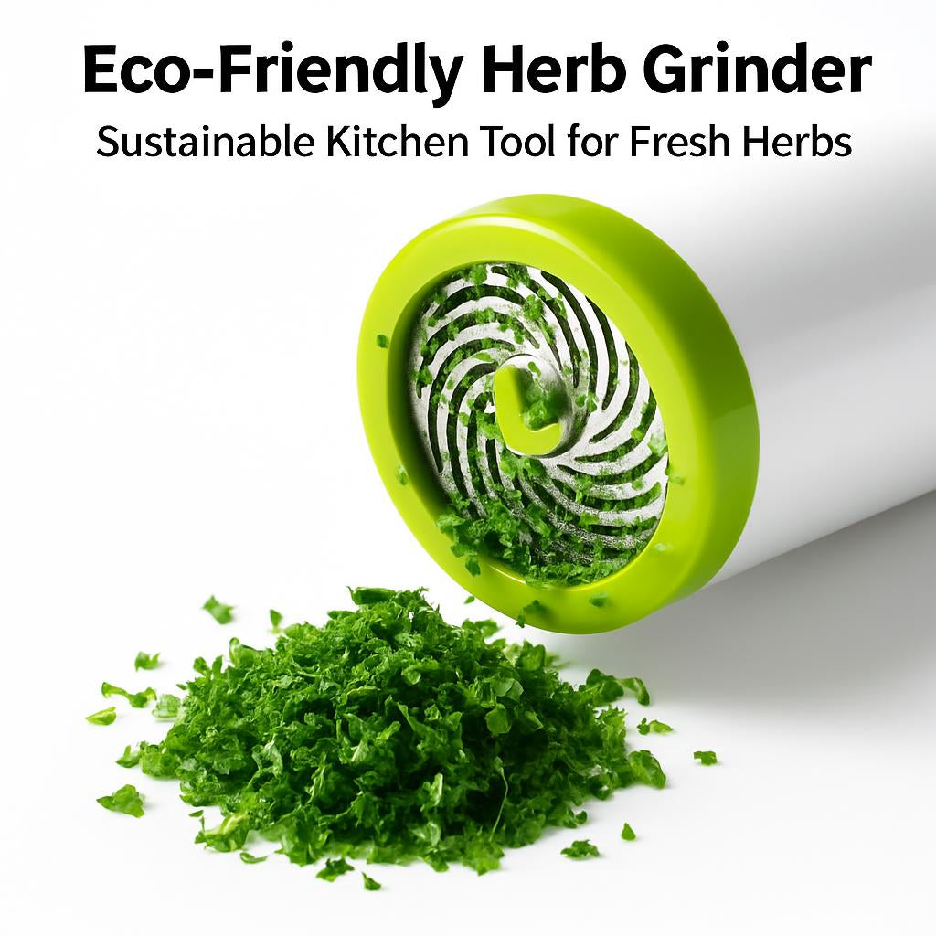 Eco-Friendly Herb Grinder - Sustainable Kitchen Tool for Fresh Herbs