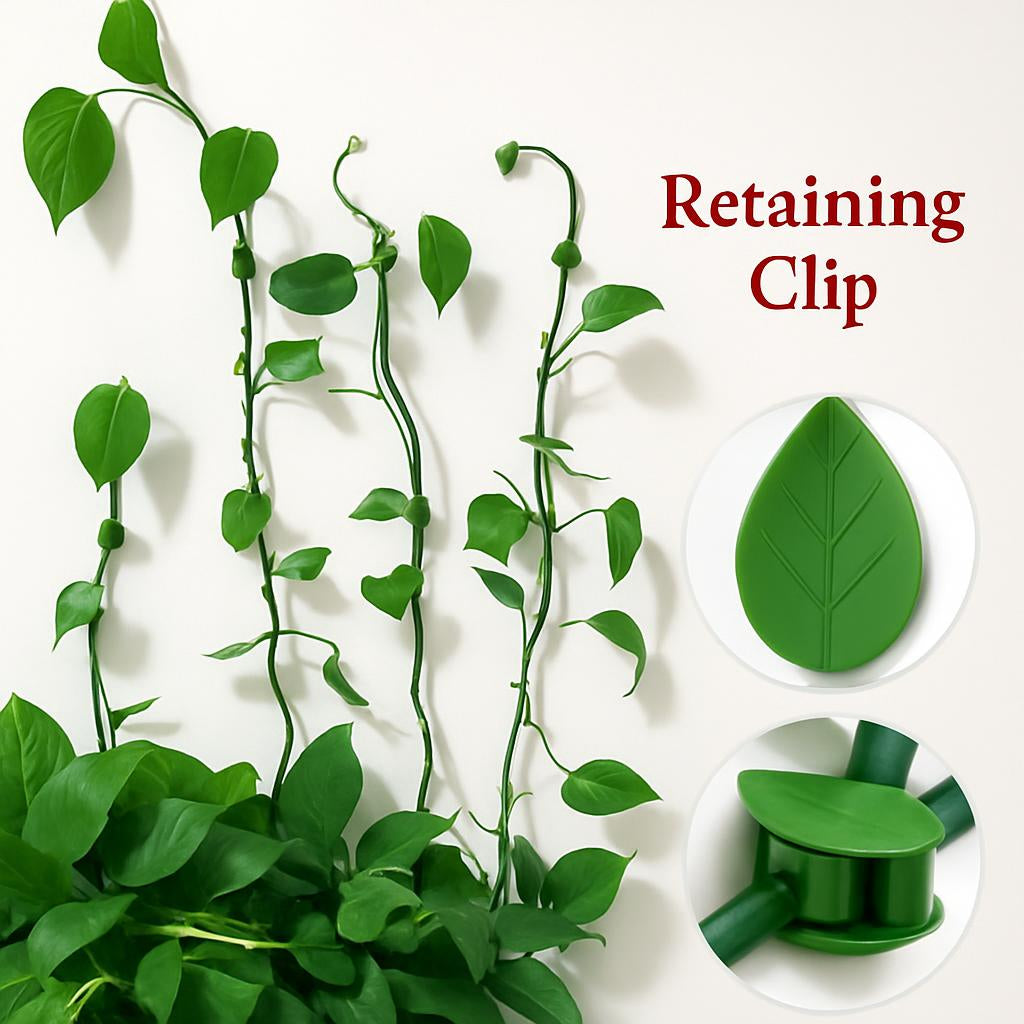 Leaf-Shaped Biodegradable Plant Support Clips