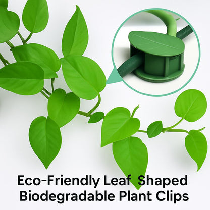 Eco-Friendly Leaf-Shaped Biodegradable Plant Clips