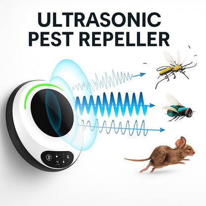 Ultrasonic Pest Repeller - Eco-Friendly, Chemical-Free Solution