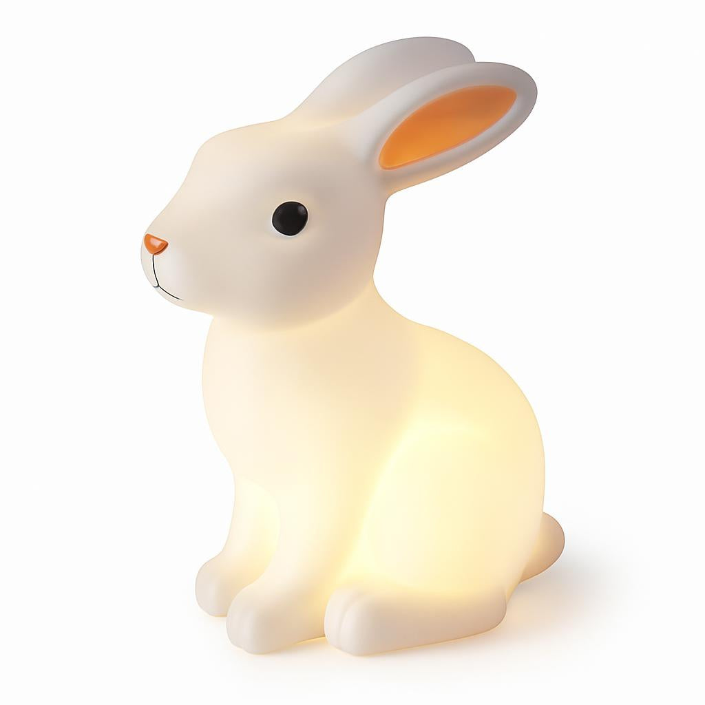 Eco-Friendly Rabbit Night Light - Energy-Efficient LED for Relaxation