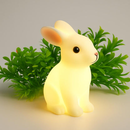 Eco-Friendly Rabbit Night Light - Energy-Efficient LED for Relaxation
