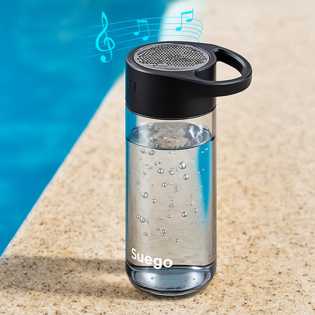 Smart Sports Water Bottle with Bluetooth Speaker & Hands-Free Calling