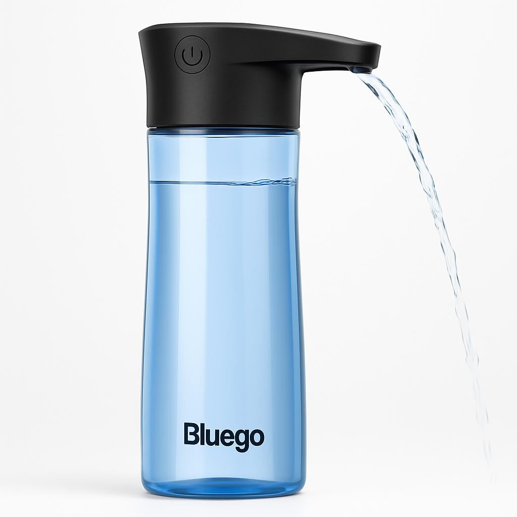 Smart Sports Water Bottle with Bluetooth Speaker & Hands-Free Calling