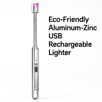 Eco-Friendly Aluminum-Zinc USB Rechargeable Lighter