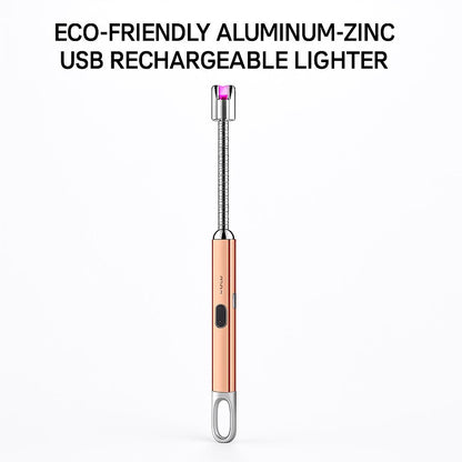 Eco-Friendly Aluminum-Zinc USB Rechargeable Lighter