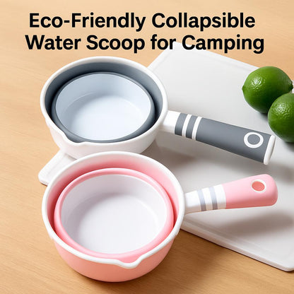 Eco-Friendly Collapsible Water Scoop for Camping