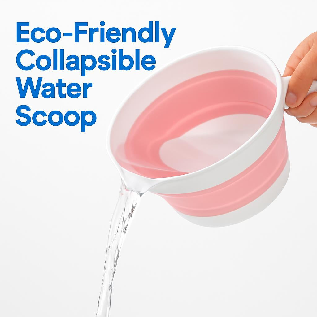 Eco-Friendly Collapsible Water Scoop for Camping