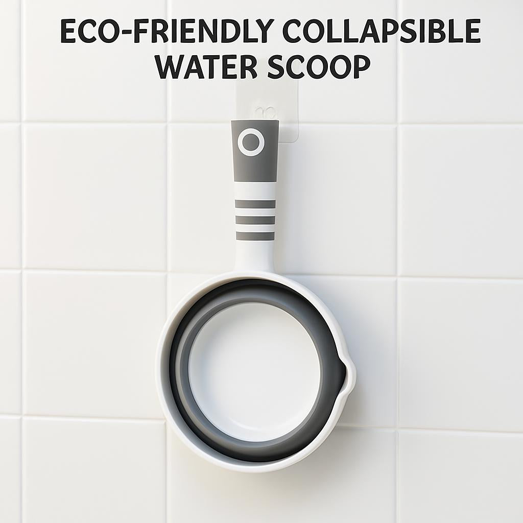 Eco-Friendly Collapsible Water Scoop for Camping