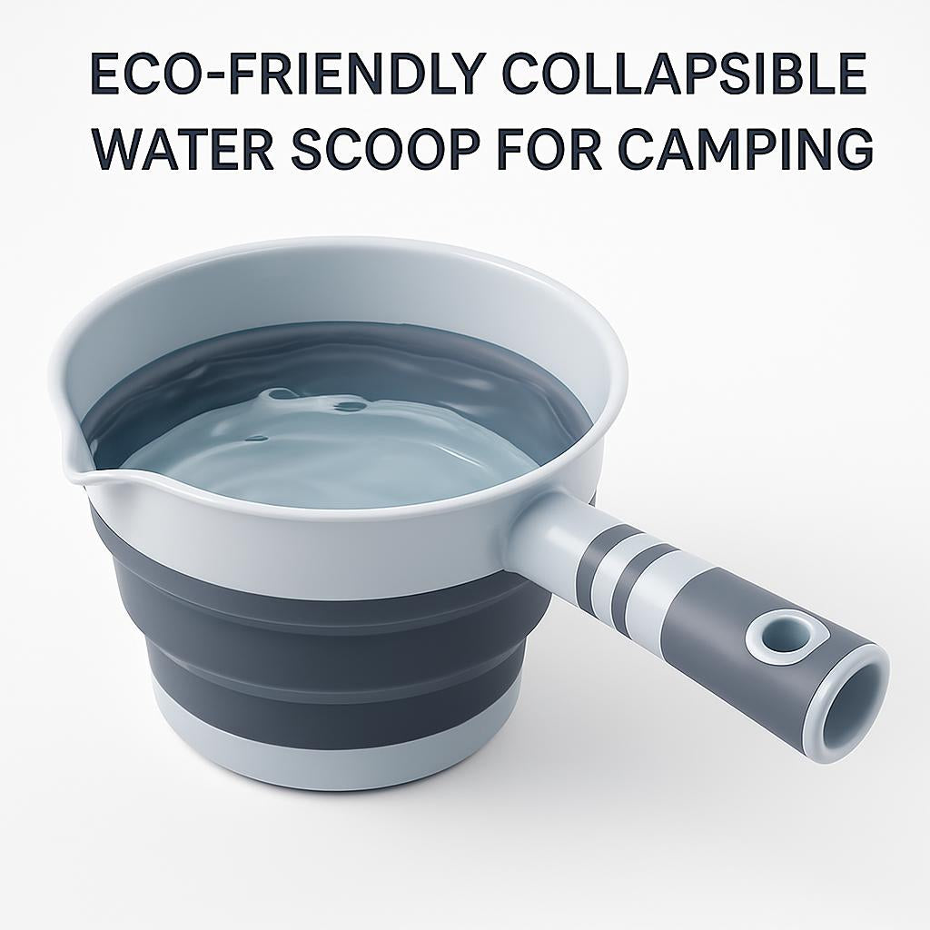 Eco-Friendly Collapsible Water Scoop for Camping