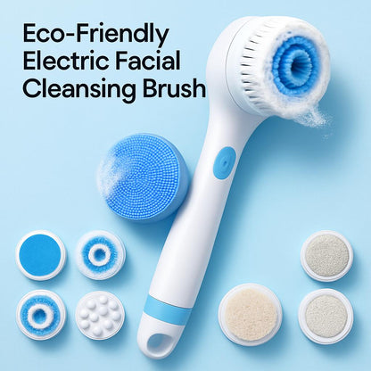 Eco-Friendly Electric Facial Cleansing Brush