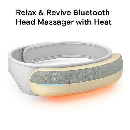 Relax & Revive Bluetooth Head Massager with Heat