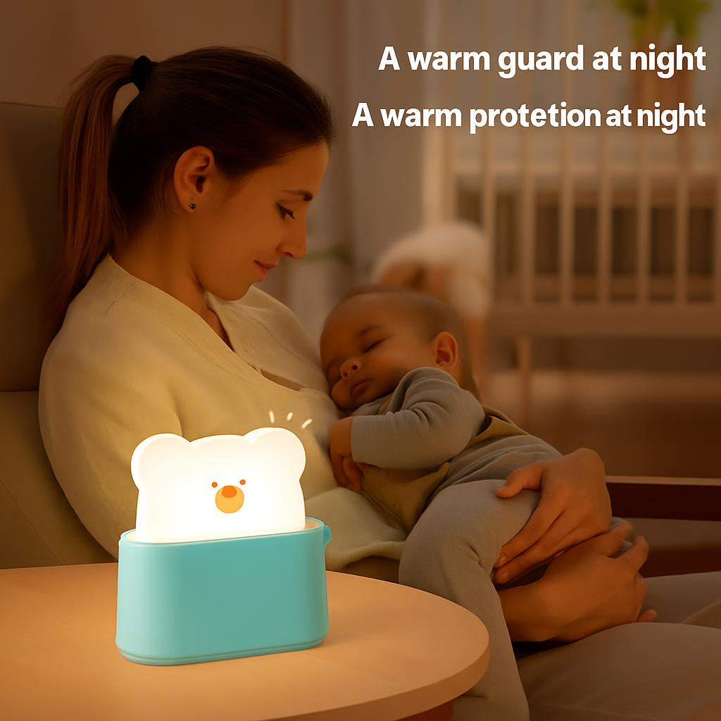 Bear-Shaped Eco-Friendly Toaster Night Light