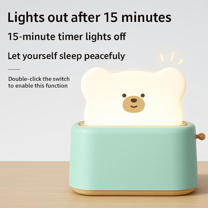 Bear-Shaped Eco-Friendly Toaster Night Light