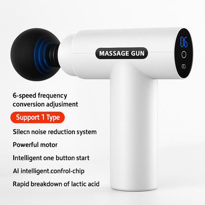 Pink Compact Massage Gun for Muscle Relaxation and Wellness