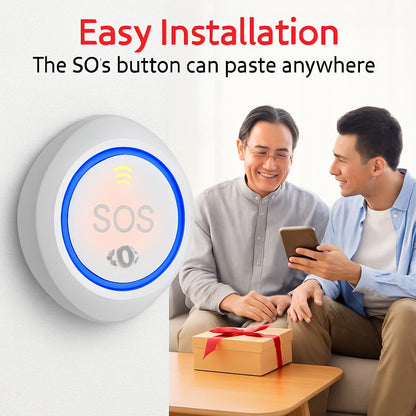 Intelligent Wi-Fi Elderly SOS Emergency Call Button with Voice Alert