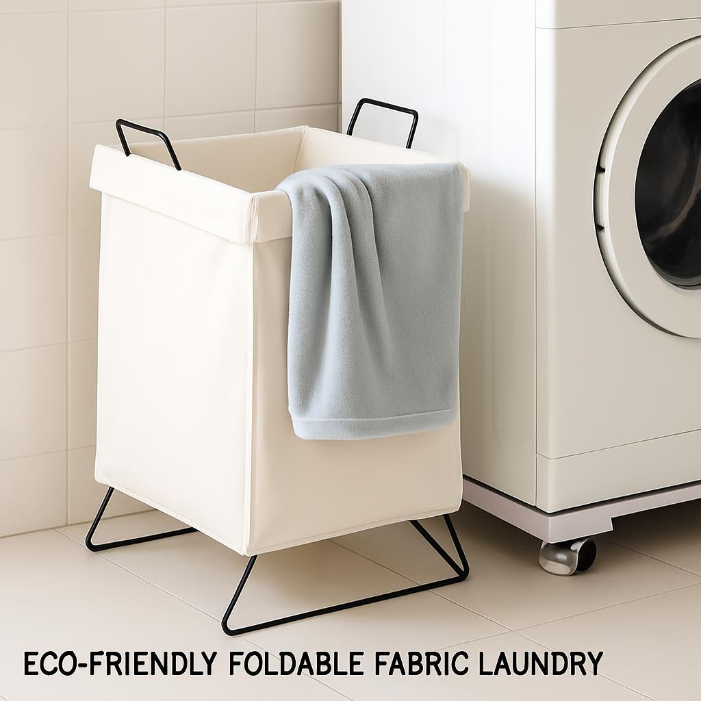 Eco-Friendly Foldable Fabric Laundry Hamper