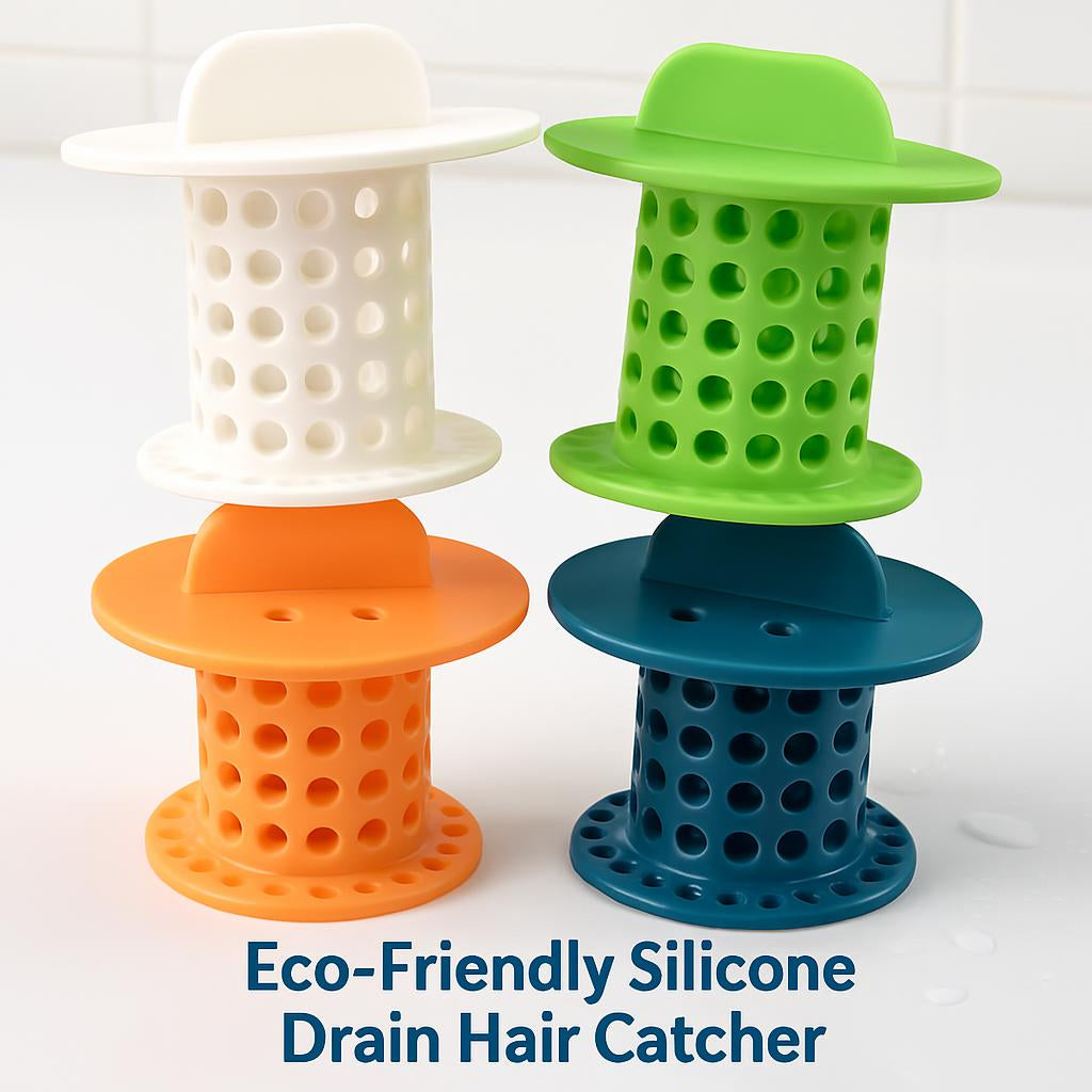 Eco-Friendly Silicone Drain Hair Catcher