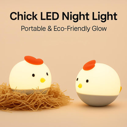 Chick LED Night Light - Portable & Eco-Friendly Glow
