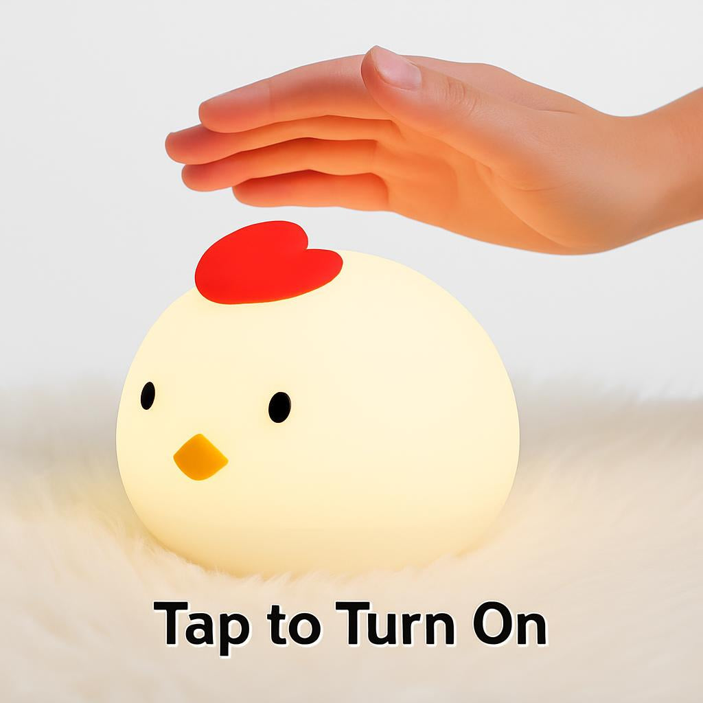 Chick LED Night Light - Portable & Eco-Friendly Glow