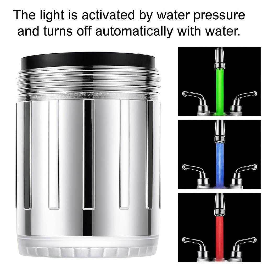 Color-Changing LED Shower Head for a Luxurious Bathing Experience