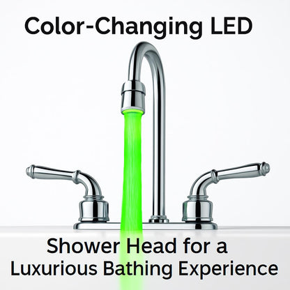 Color-Changing LED Shower Head for a Luxurious Bathing Experience