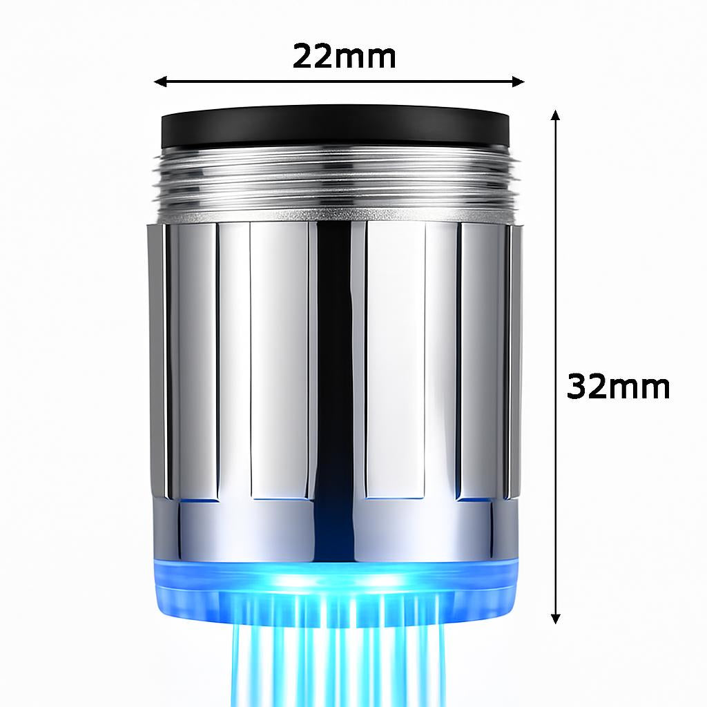 Color-Changing LED Shower Head for a Luxurious Bathing Experience