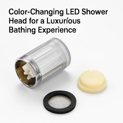 Color-Changing LED Shower Head for a Luxurious Bathing Experience