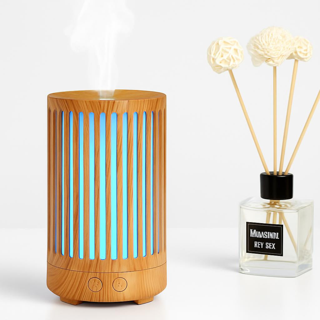 Natural Wood Air Diffuser - Eco-Friendly Aromatherapy for Home