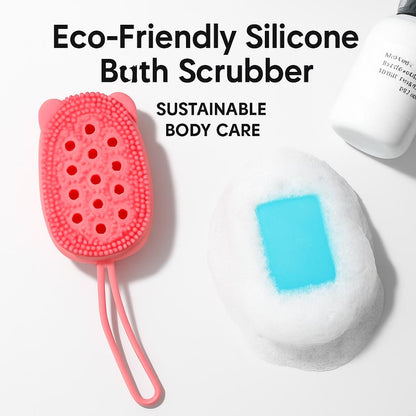 Eco-Friendly Silicone Bath Scrubber - Sustainable Body Care