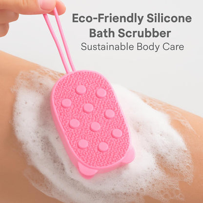Eco-Friendly Silicone Bath Scrubber - Sustainable Body Care