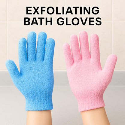 Eco-Friendly Candy Color Mud Exfoliating Bath Gloves