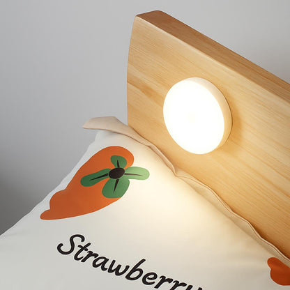 Eco-Friendly LED Night Light with Wooden Base