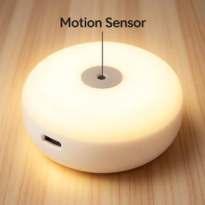 Eco-Friendly LED Night Light with Wooden Base