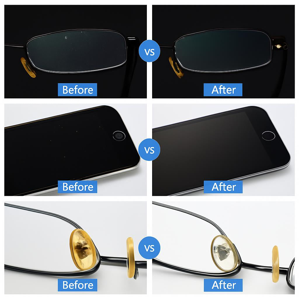 Biodegradable Lens Cleaning Towelettes - Eco-Friendly, Plastic-Free Wipes