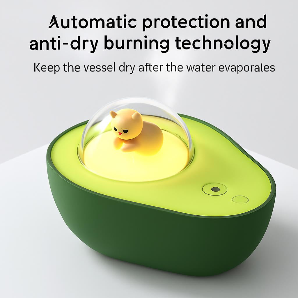 Avocado Mini USB Humidifier & Night Light