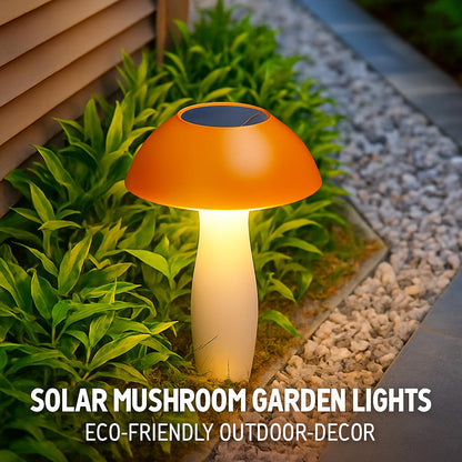 Solar Mushroom Garden Lights - Eco-Friendly Outdoor Décor