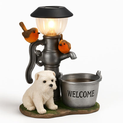 Solar-Powered Garden Glow Light